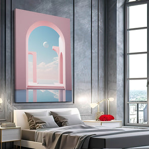 Pink Abstract Wall Art | MusaArtGallery™