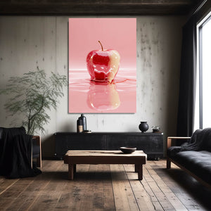 Pink Apple Art