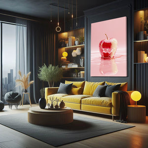 Pink Apple Art