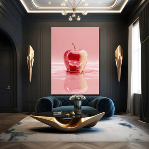 Pink Apple Art