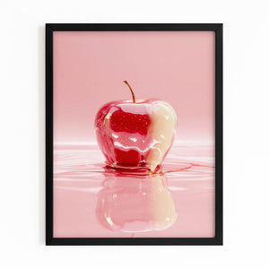 Pink Apple Art
