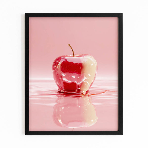 Pink Apple Art