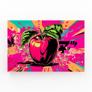 Pink Apple Wall Art