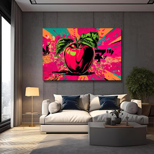 Pink Apple Wall Art