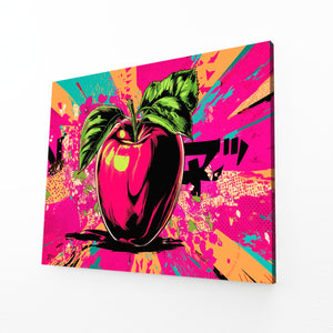 Pink Apple Wall Art
