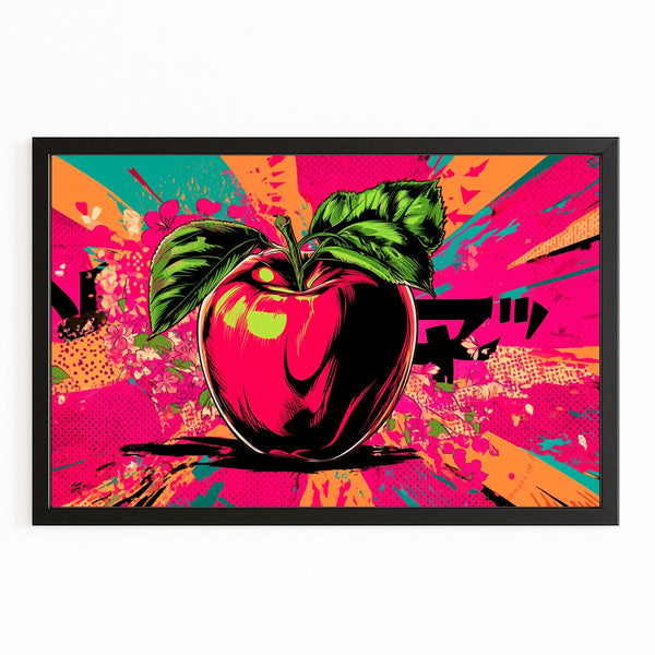 Pink Apple Wall Art