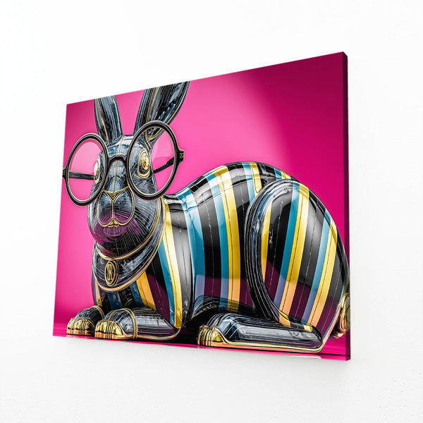 Pink Bunny Wall Art