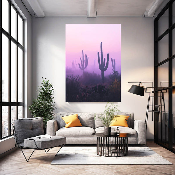 Pink Cactus Wall Art