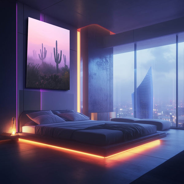 Pink Cactus Wall Art