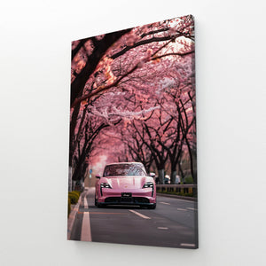 Pink Car Wall Art   | MusaArtGallery™ 