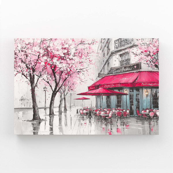 Pink Cherry Blossom Cafe Wall Art