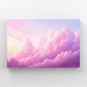 Pink Cloudscape Abstract Art | MusaArtGallery™