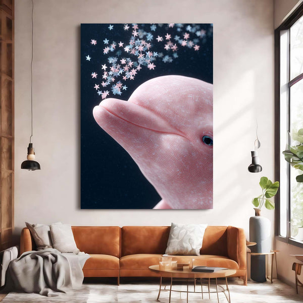 Pink Dolphin Art