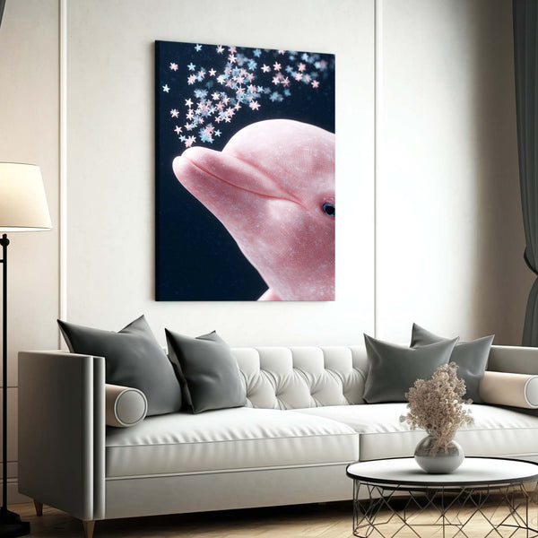 Pink Dolphin Art