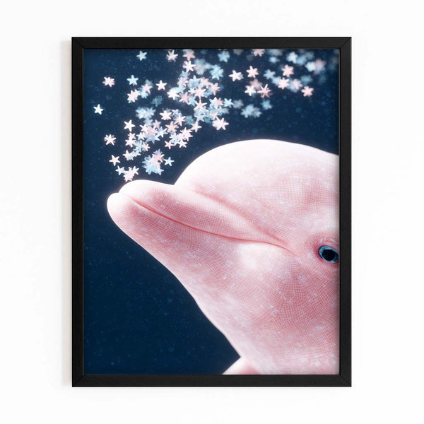Pink Dolphin Art