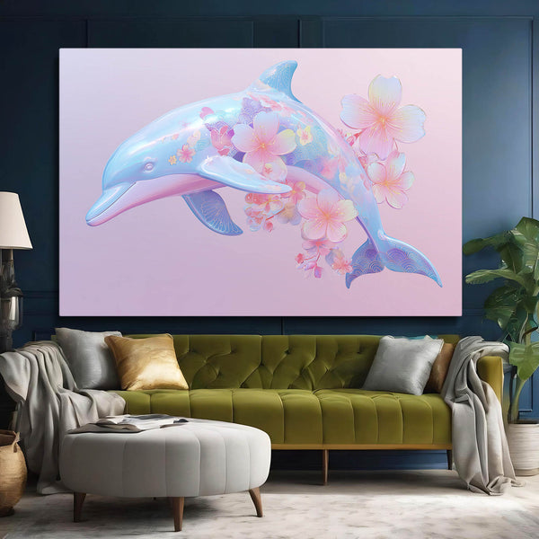 Pink Dolphin Wall Decor