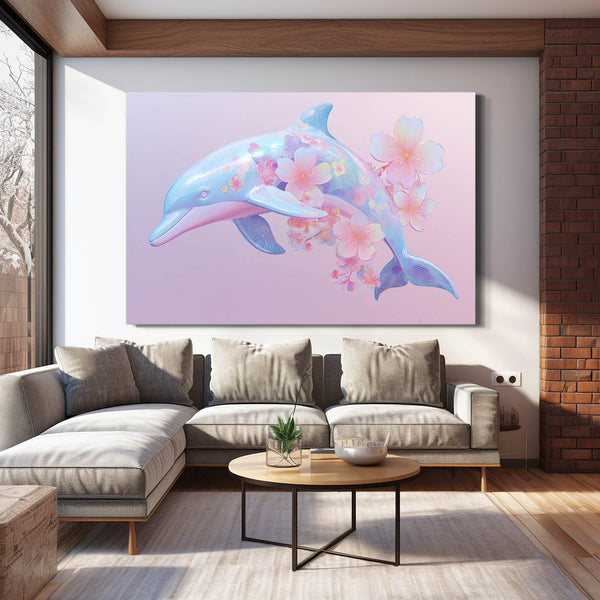 Pink Dolphin Wall Decor