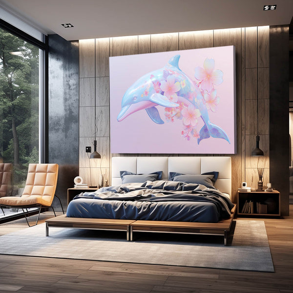 Pink Dolphin Wall Decor