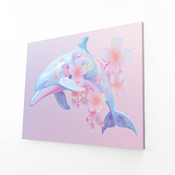 Pink Dolphin Wall Decor