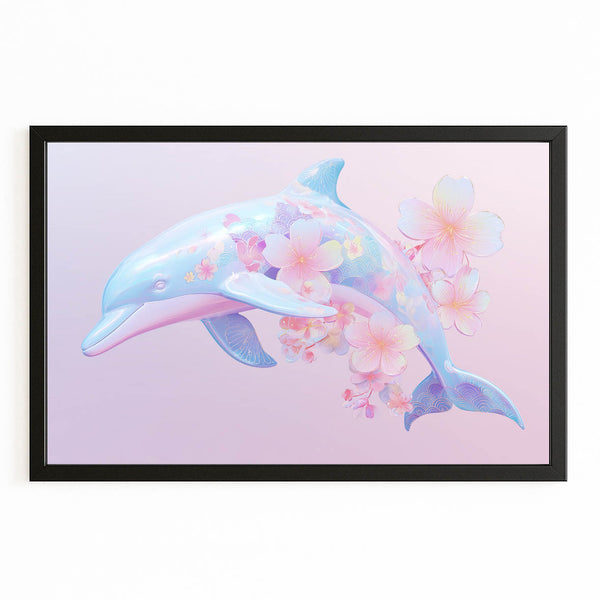 Pink Dolphin Wall Decor