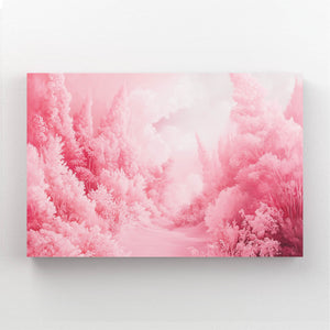 Pink Dreamscape Abstract Art | MusaArtGallery™