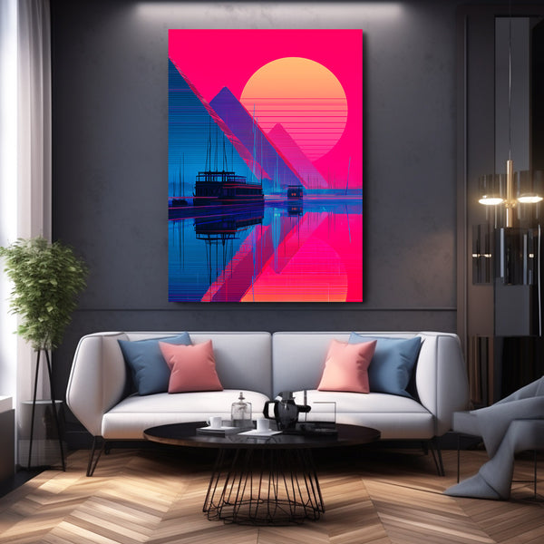 Pink Egyptian Wall Art