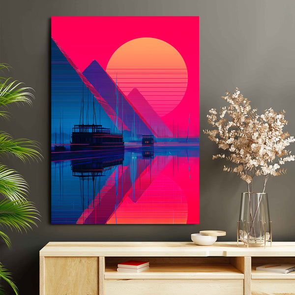 Pink Egyptian Wall Art