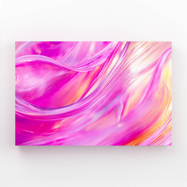 Pink Flow Abstract Art | MusaArtGallery™