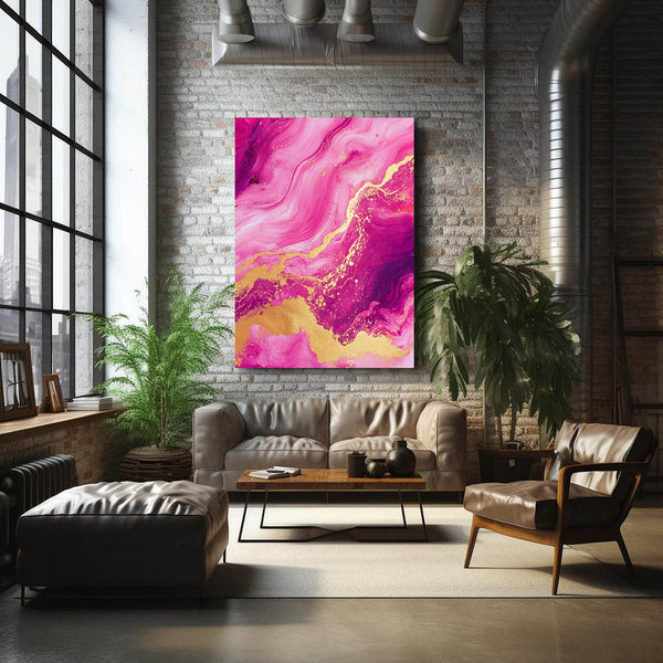 Pink Fusion Abstract Art | MusaArtGallery™