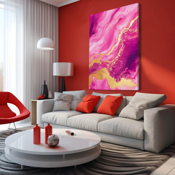 Pink Fusion Abstract Art | MusaArtGallery™