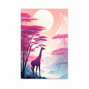 Pink Giraffe Artwork