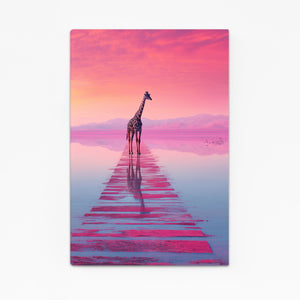 Pink Giraffe Print