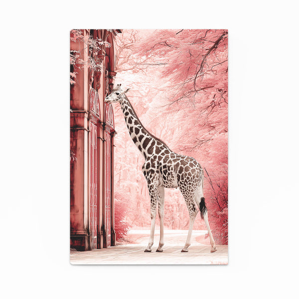 Pink Giraffe Wall Art