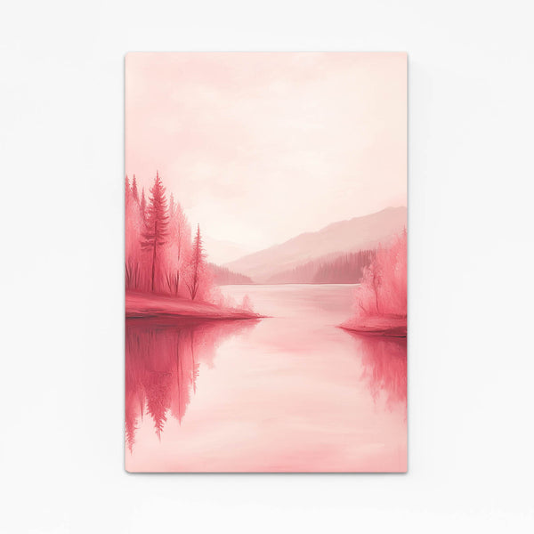 Pink Horizon Abstract Art | MusaArtGallery™