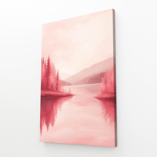 Pink Horizon Abstract Art | MusaArtGallery™