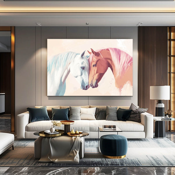 Pink Horse Wall Art