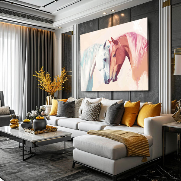 Pink Horse Wall Art