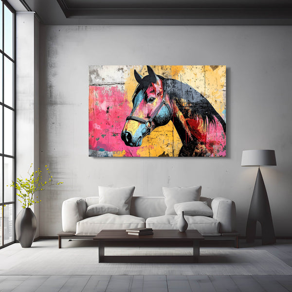 Pink Horse Wall Decor