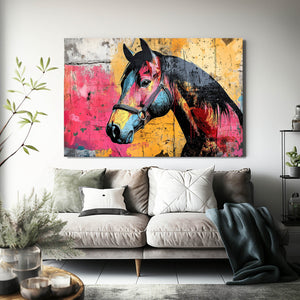 Pink Horse Wall Decor
