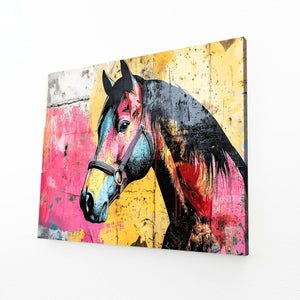 Pink Horse Wall Decor