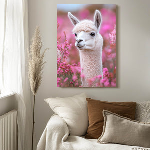 Pink Lama Cute Art