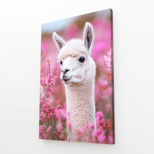 Pink Lama Cute Art