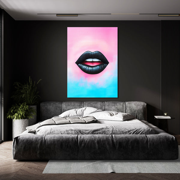 Pink Lips Wall Decor