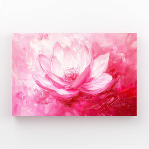 Pink Lotus Abstract Art | MusaArtGallery™