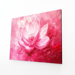 Pink Lotus Abstract Art | MusaArtGallery™