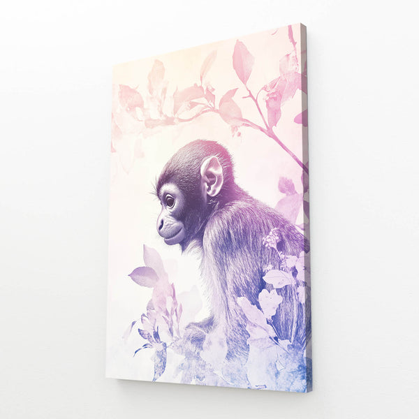 Pink Monkey Wall Art
