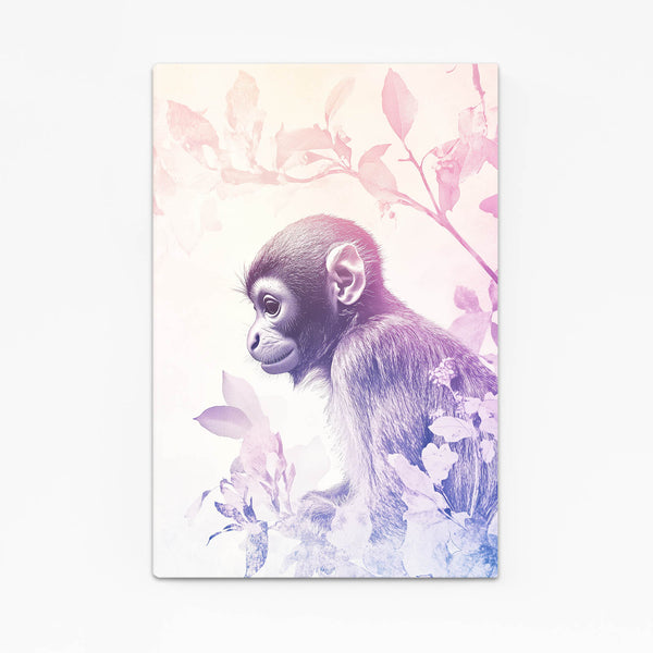 Pink Monkey Wall Art