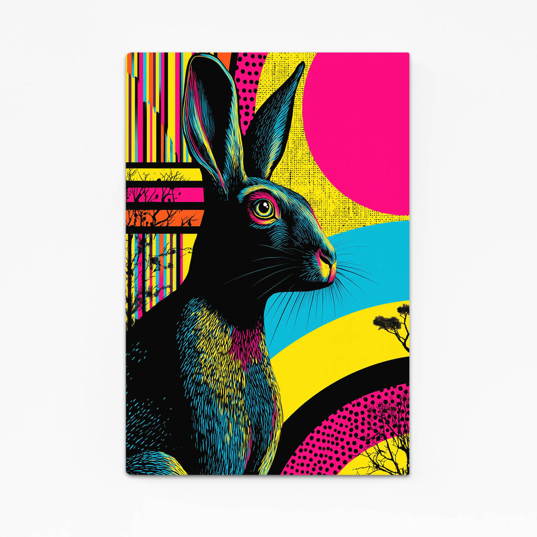 Pink Rabbit Wall Decor