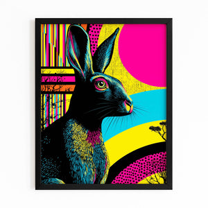 Pink Rabbit Wall Decor