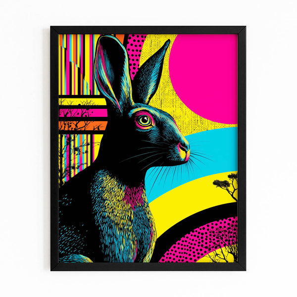 Pink Rabbit Wall Decor